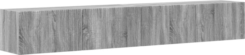 TV Veggskap 2 pcs Grå Sonoma 60 x 31 x 29.5 cm Konstruert tre