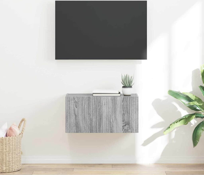 TV Veggskap Grå Sonoma 60 x 31 x 29.5 cm Konstruert tre
