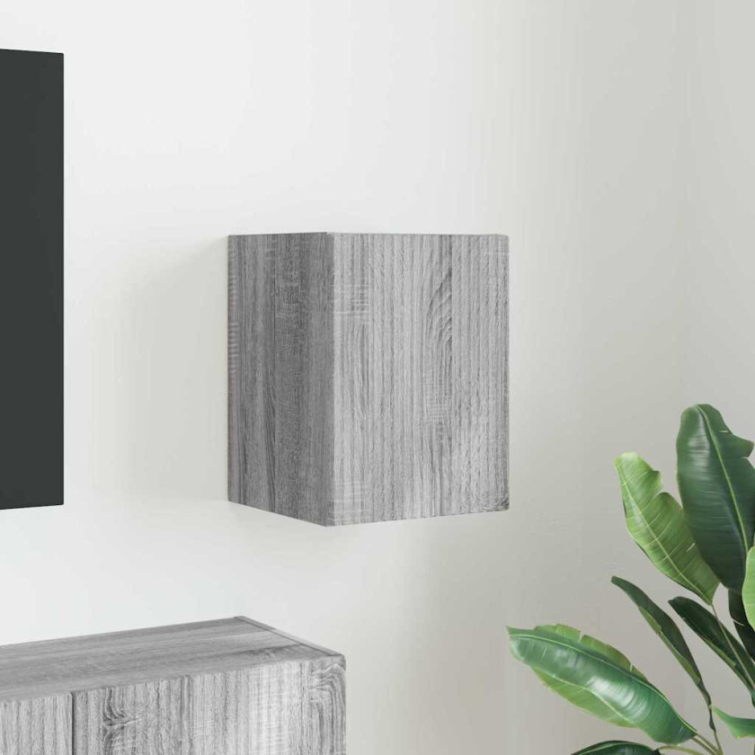 TV Veggskap Grå Sonoma 30 x 31 x 40 cm Konstruert tre