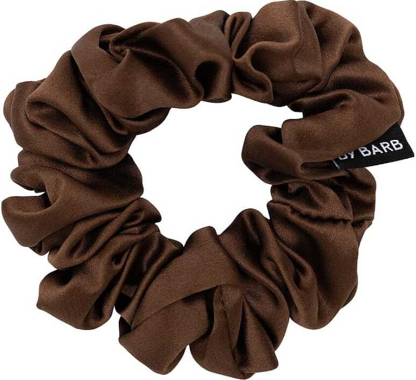 Silk Scrunchie Brown