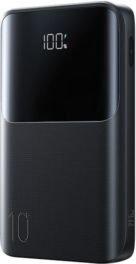 JOYROOM JR-QP191 Mini Powerbank 10 000 mAh med 22,5 W hurtiglading - Svart