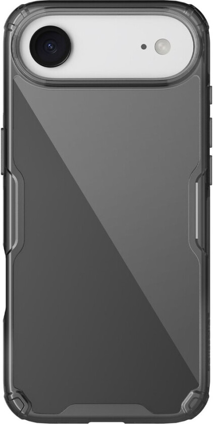 Nature TPU Pro Deksel for iPhone 17 Air - Gjennomsiktig/Svart