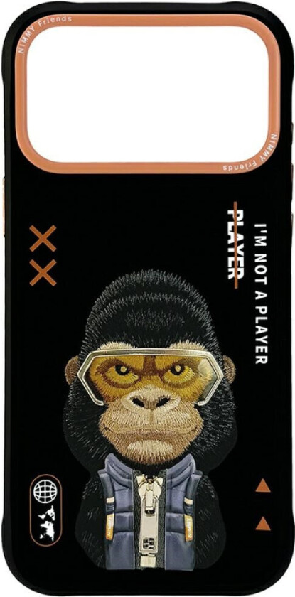 CoolCute 2.0 Gorilla Deksel for iPhone 17 Pro - Svart