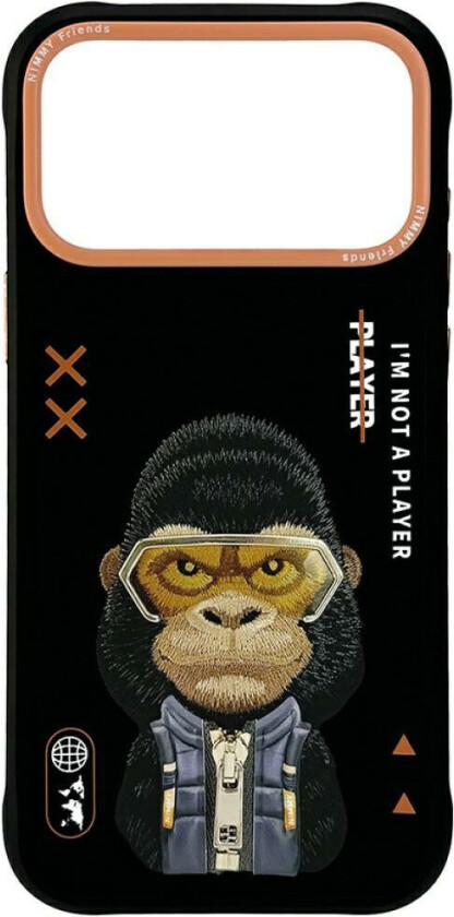 CoolCute 2.0 Gorilla Deksel for iPhone 17 Pro Max - Svart