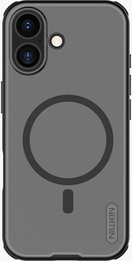 Super Frosted Shield Pro Magnetisk MagSafe Deksel for iPhone 17 - Transparent/Svart