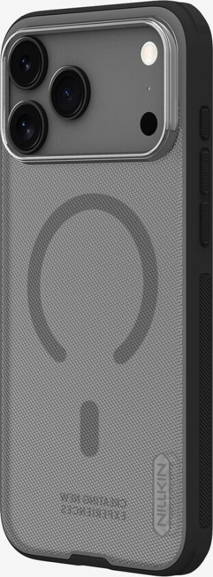 Super Frosted Shield Pro Magnetisk MagSafe Deksel for iPhone 17 Pro Max - Transparent/Svart