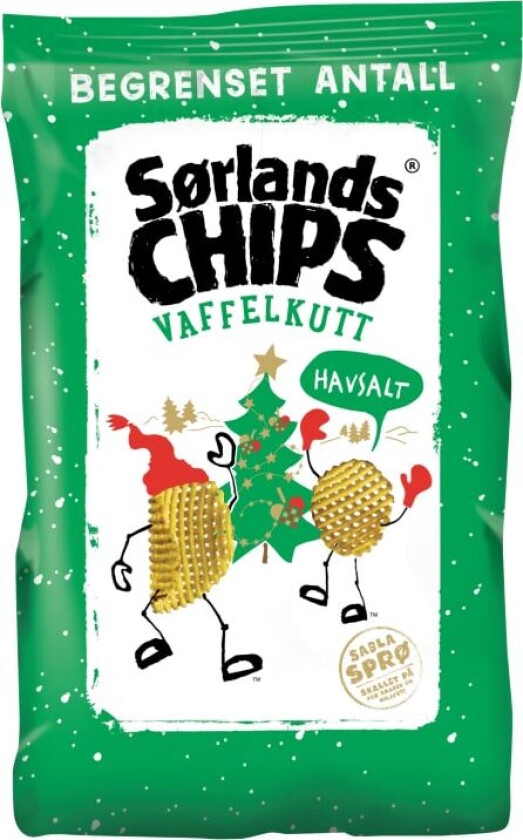 Vaffelcut Havsalt 180g