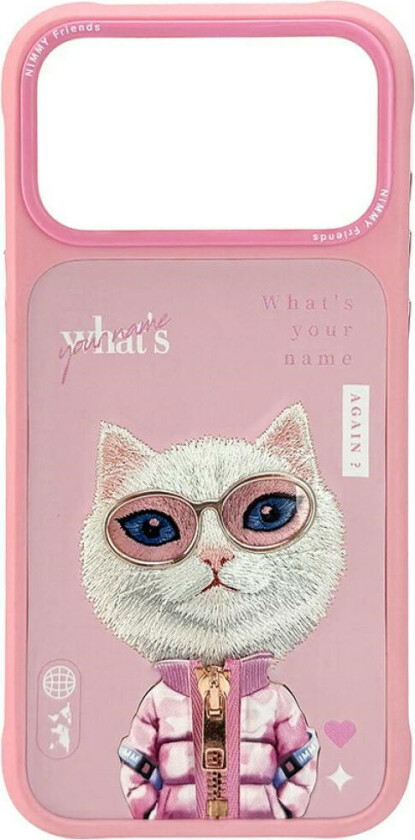 CoolCute 2.0 Katte-deksel for iPhone 17 Pro Max - Rosa