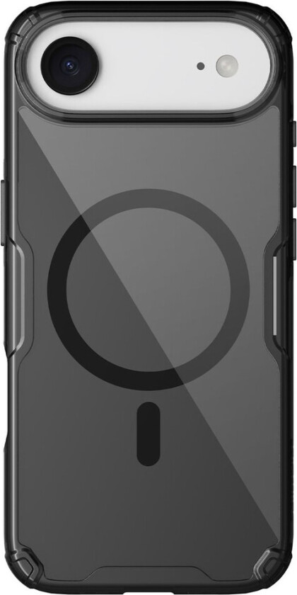 Nature TPU Pro Magnetisk MagSafe-deksel til iPhone 17 Air - Transparent/Svart