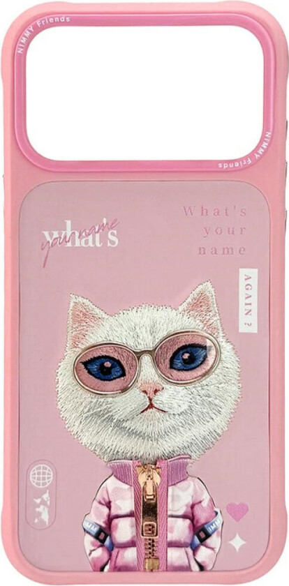 CoolCute 2.0 Katte-deksel for iPhone 17 Pro - Rosa