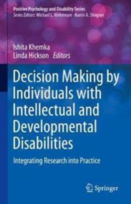 Bilde av Decision Making by Individuals with Intellectual and Developmental Disabilities