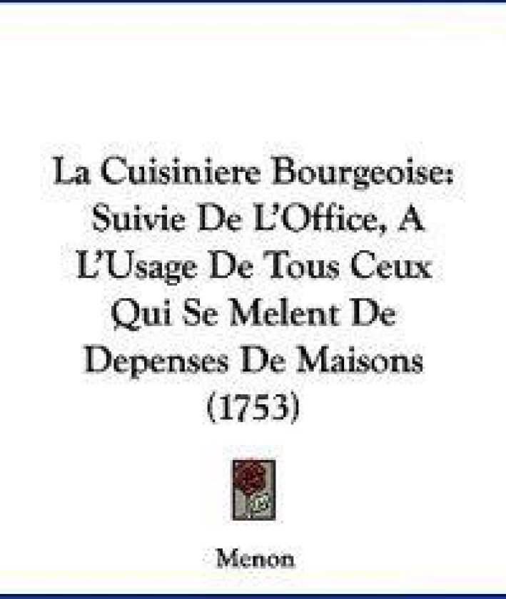 La Cuisiniere Bourgeoise