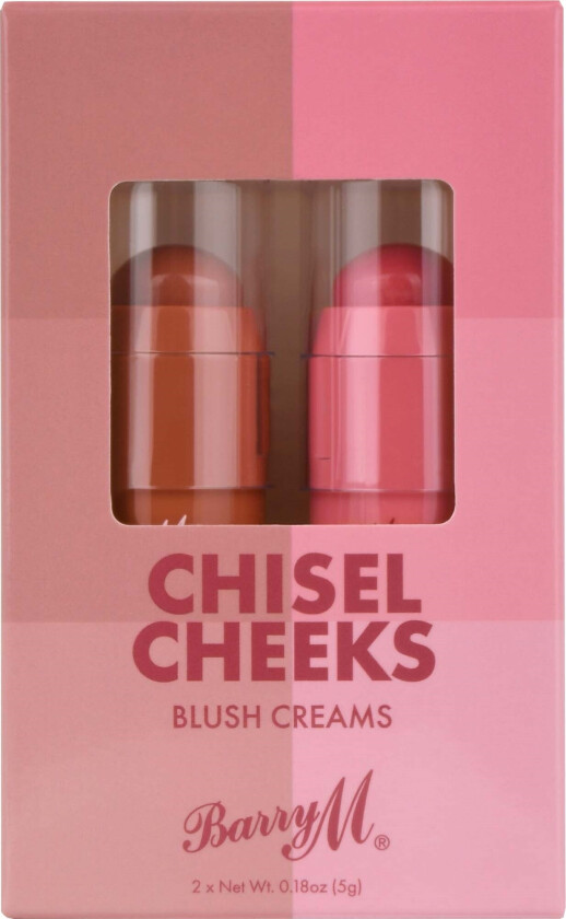 Chisel Cheeks Blush Creams 2 x 5 g