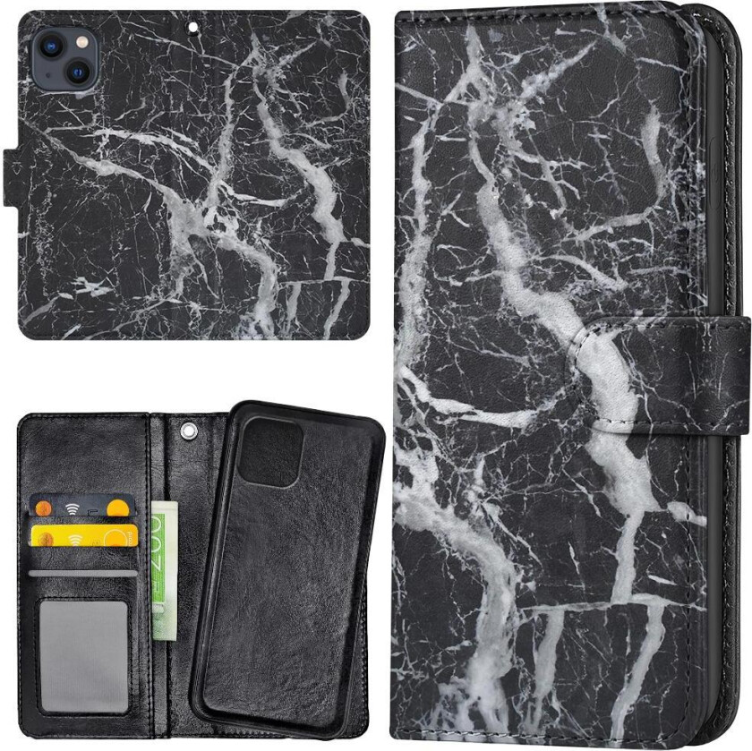 iPhone 13 - Lommebok Deksel Marmor