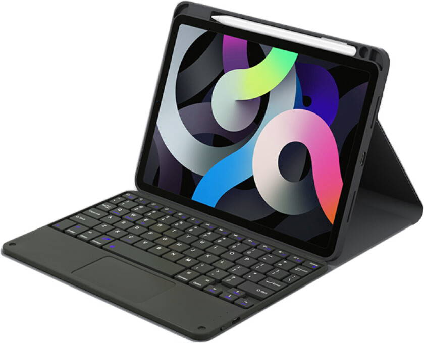 Slankt beskyttelsesdeksel med styreplategenskaper for iPad