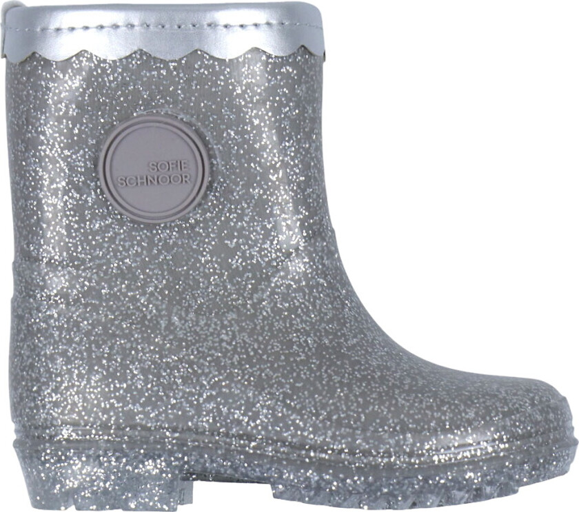 Gummistøvler m. for - Sølv - - 27 - Gummistøvler