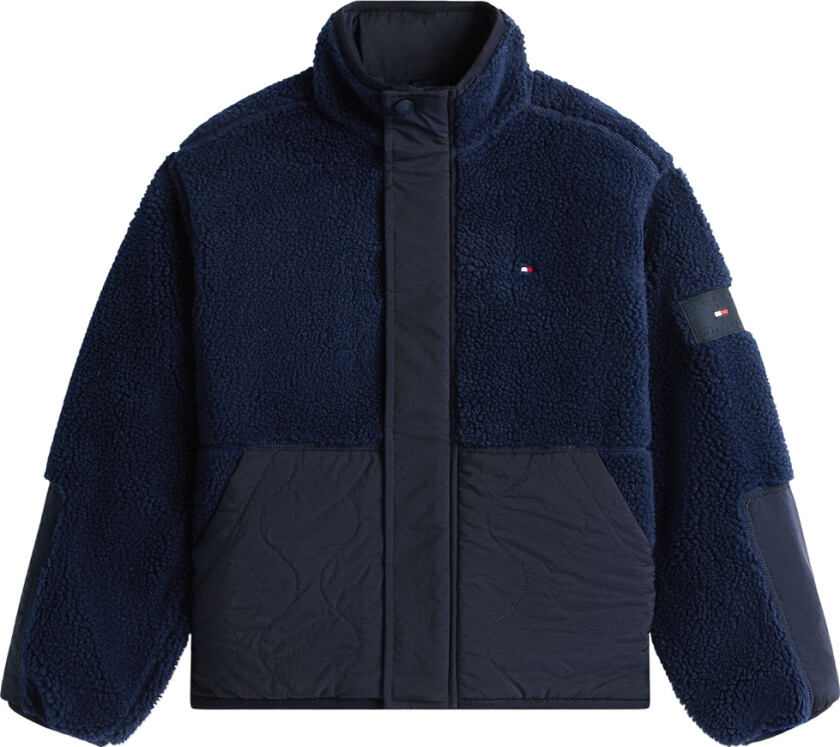 Fleecejakke - Teddy - Dark Natt Blue - - 10 år (140) - Fleecejakke