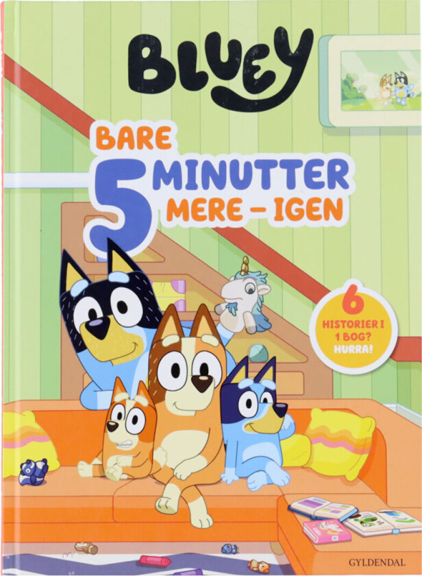 Bok - Bluey - Bare 5 minutter til - igjen - D - - OneSize - Bok