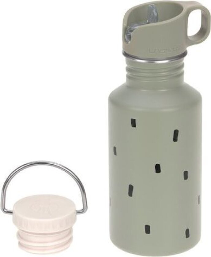 Drikkeflaske Happy Prints Light Olive 500ml