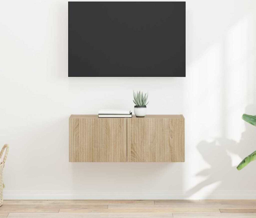 TV Veggskap 2 pcs Sonoma 60 x 31 x 29.5 cm Konstruert tre