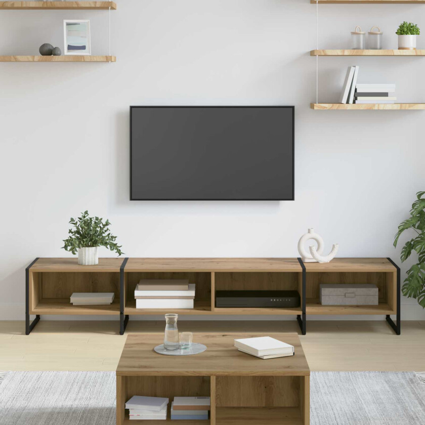 TV-skap Kunstnerisk Eik 170.5 x 36 x 30.5 cm Konstruert tre