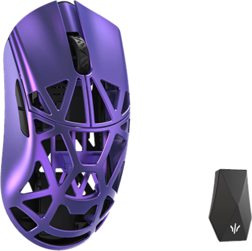 Beast X Max (Solid Side + Omron) / Wireless 8K / Magnesium - Gaming mus - Optisk - 5 - Lilla