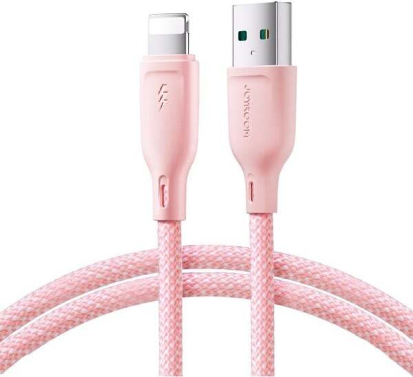 Multi-Color Series S-A34 USB-A / Lightning 3A cable 1m - pink