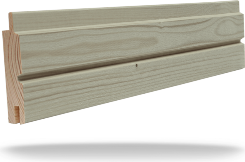 Kledning profilert gjennomimpregnert gran 225x95 mm dobbelfalset klasse 1 zink