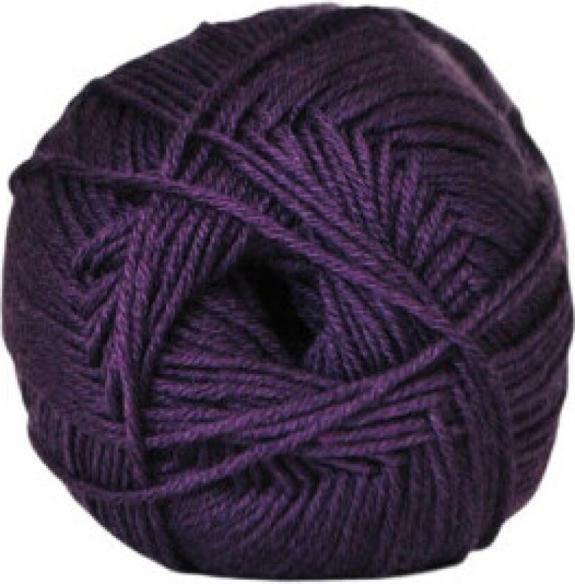 Lana Cotton 212 Garn Farge 3714 Mørk Lilla