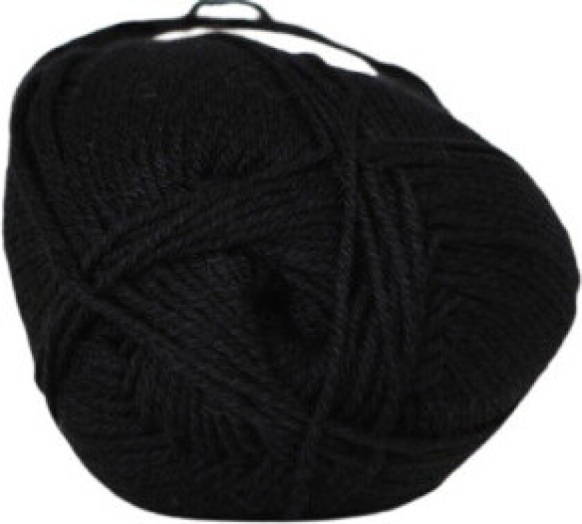 Lana Cotton 212 Garn Farge 500 Sort