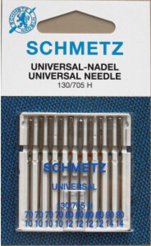  Schmetz Symaskinnåler Universal 130/705H Str. 70 - 10 stk
