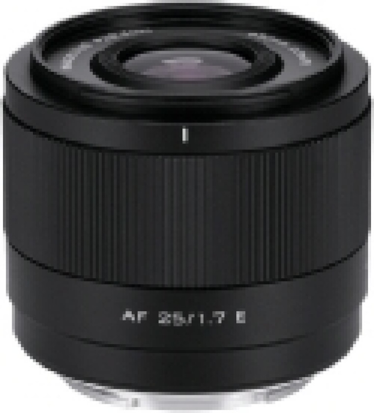 AF 25 1.7 E, Objektiv med fullformat, 12/10, Sony E, Auto-fokus