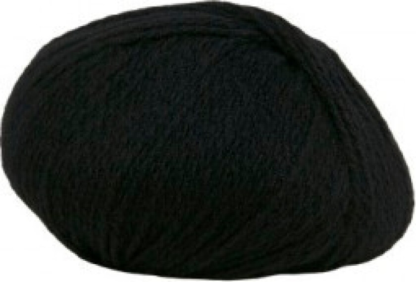 Highland Fine Wool Garn 500 Svart