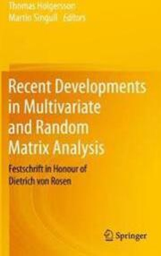 Recent Developments in Multivariate and Random Matrix Analysis