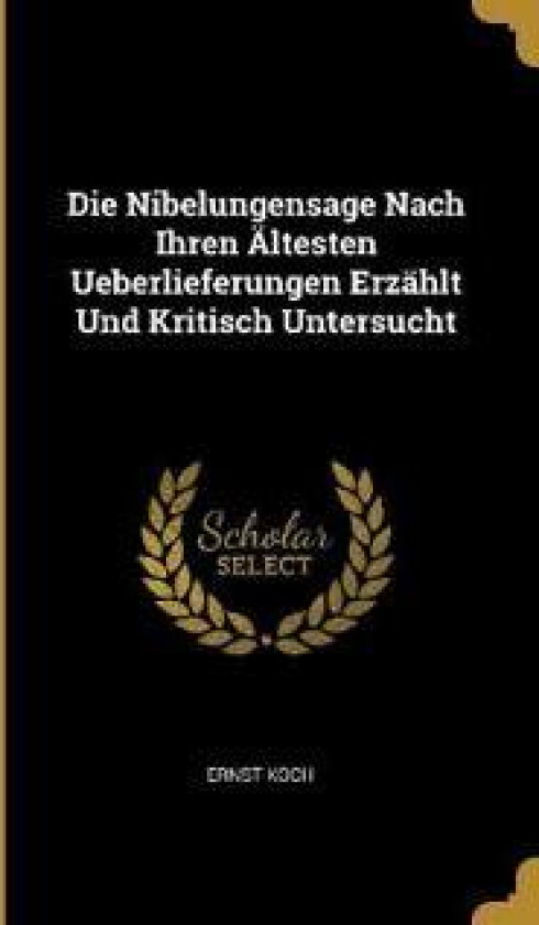 Die Nibelungensage Nach Ihren Ältesten Ueberlieferungen Erzählt Und Kritisch Untersucht