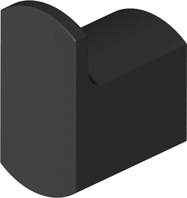 Square håndklekrok, matt sort
