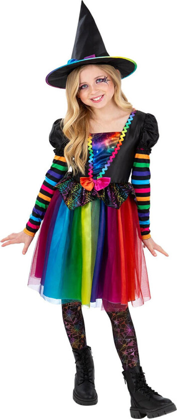 Kostymer - Rainbow Heks - Flerfarget - - 7-9 år (122-134) - Kostymer