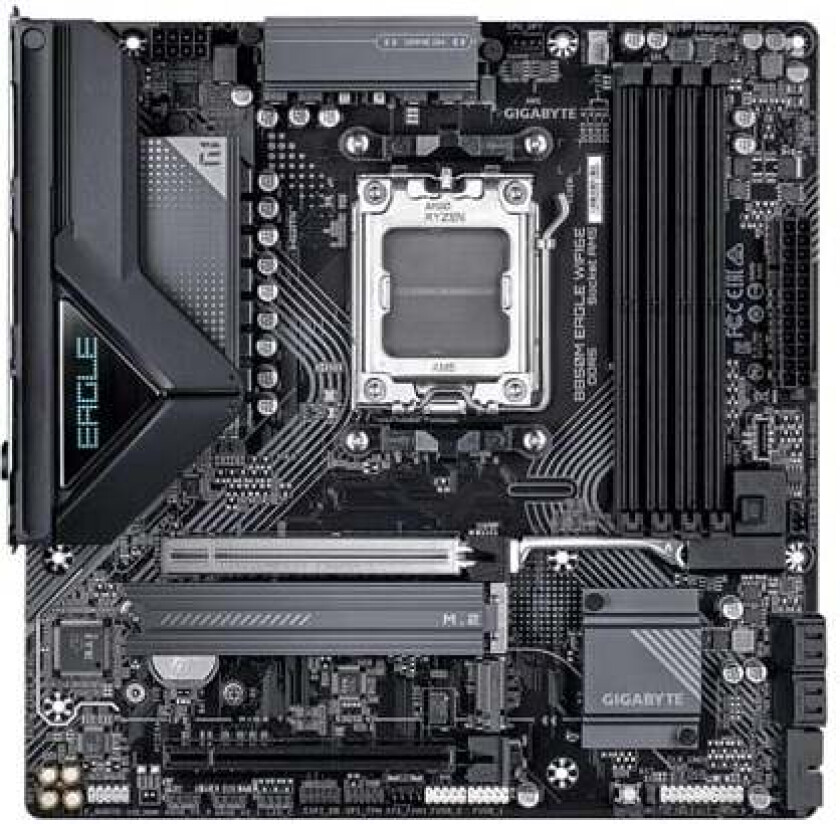 B850M EAGLE WIFI6E Hovedkort - AMD B850 - AMD AM5 socket - DDR5 RAM - Micro-ATX