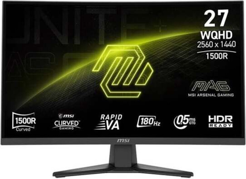 27" MSI MAG 275CQF E18 - LED monitor - curved - 27" - HDR