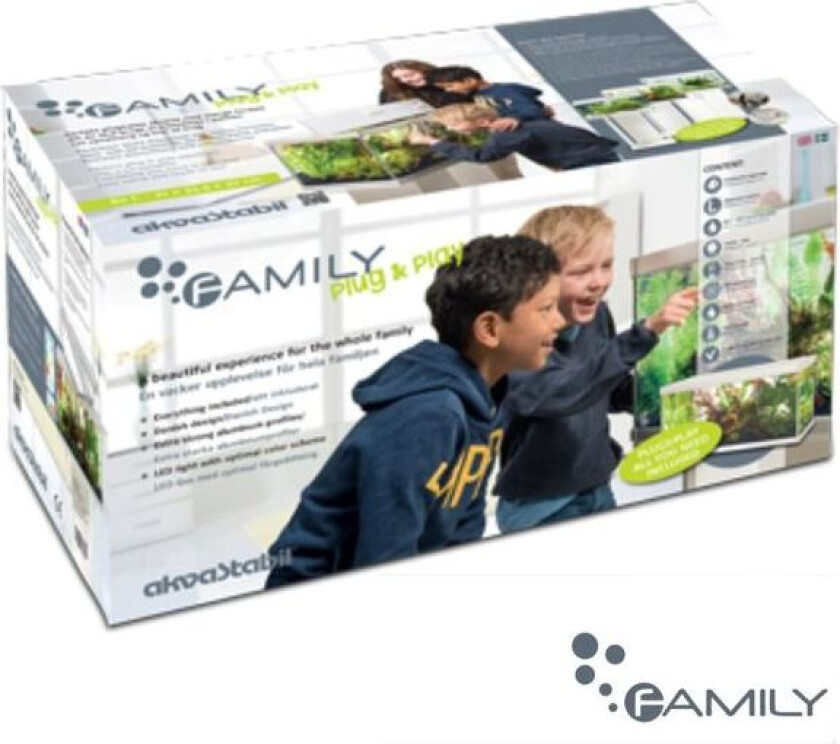 Akvastabil Family akvarium startersett - 112 liter