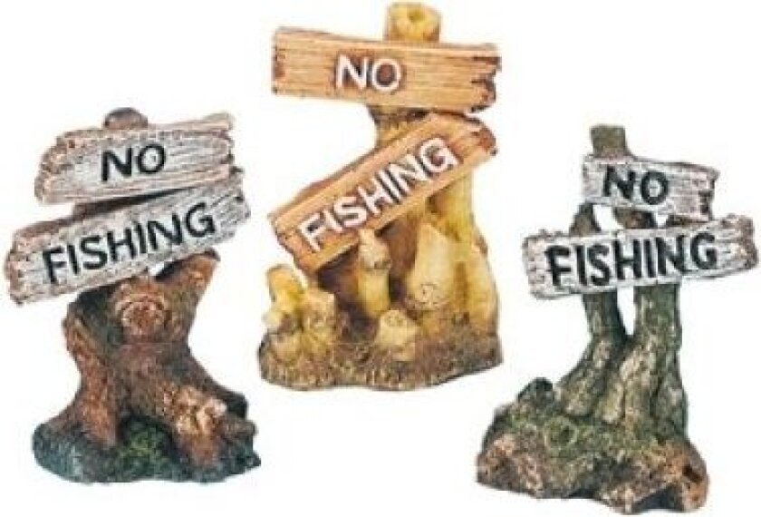 No Fishing Skilt 8cm