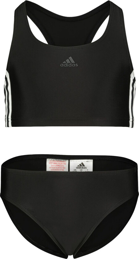 adidas Fitness 3 Stripes Bikini Jr BLACK/WHITE