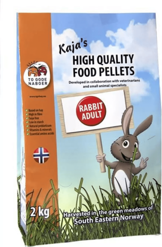 To Gode Naboer Kaninpellets Light/Adult - 2 kg
