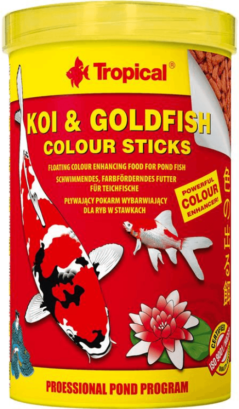 Tropical Koi og Goldfish Colour Sticks - 5liter
