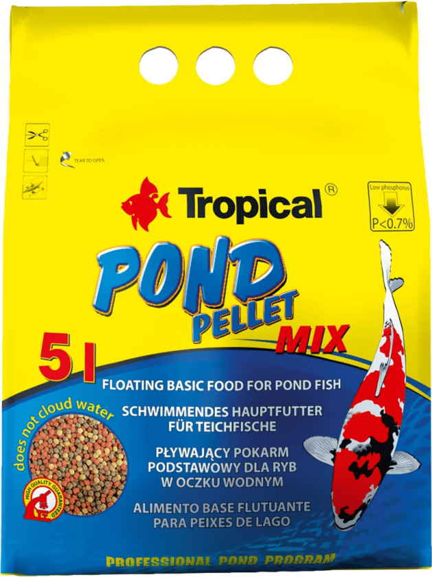 Tropical Pond Pellet Mix S - 5liter