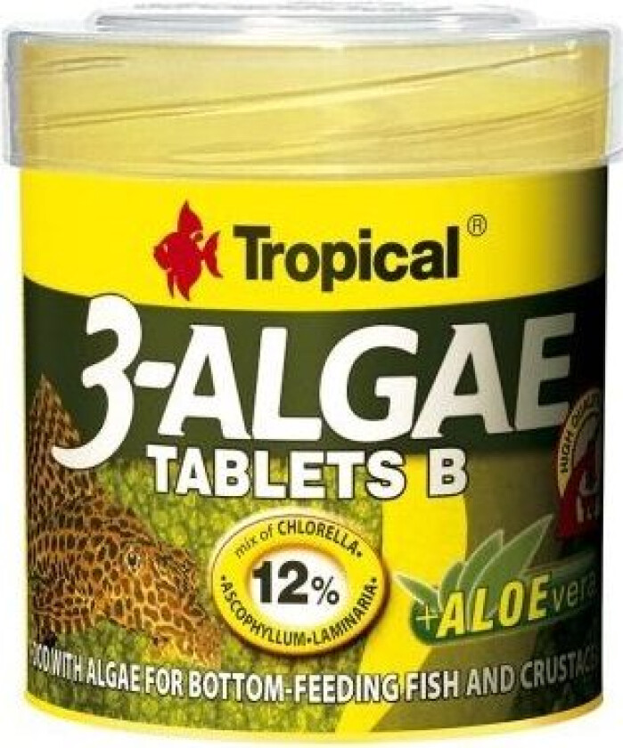 Tropical 3 Algae Tablets B 50ml 200st
