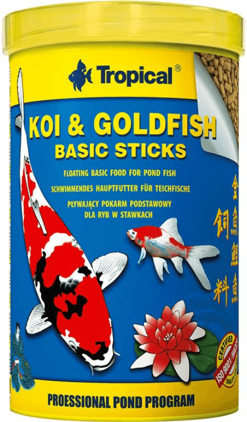 Tropical Koi og Goldfish Basic Sticks - 1liter