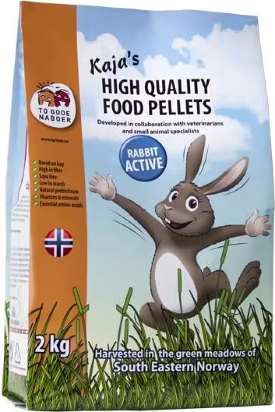 To Gode Naboer Kaninpellets Active/Adult