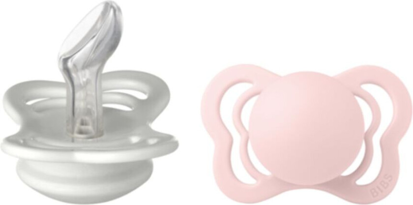 smokk Couture 2-pk silikon 0-6m Haze/Blossom