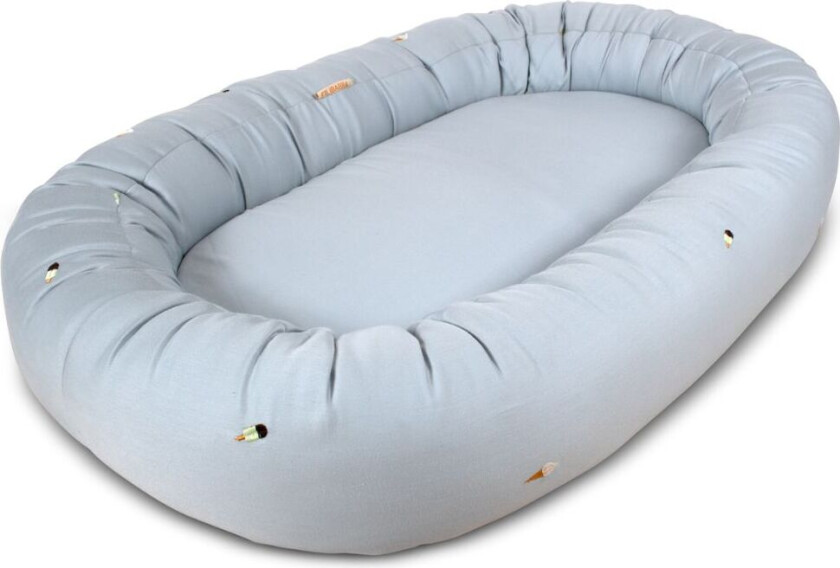 Baby Nest broderte briller - perleblå